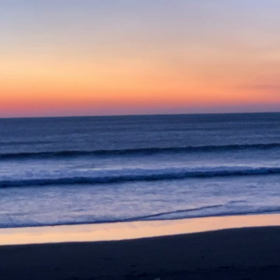 3月6日千葉北、東浪見の朝の波の画像