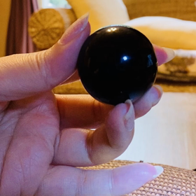 スターモリオンスフィア　レインボー入り　台座付の画像