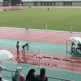 女子コンバインドB(走り幅跳び)①の画像