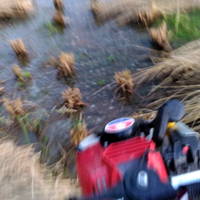 田面ライダー　溝切りの画像