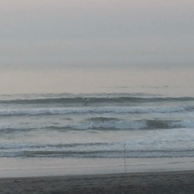 7月19日千葉北、東浪見の朝の波の画像