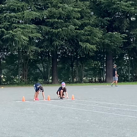 女子リレー練習③の画像