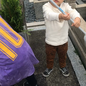 お墓参りへの画像