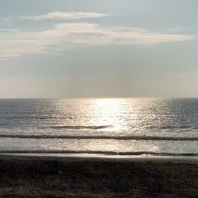 7月22日千葉北、東浪見の朝の 波の画像