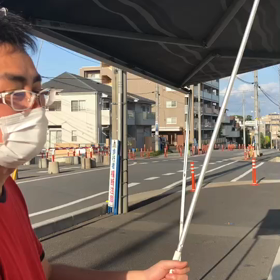 サイドオーニングのしまい方の画像