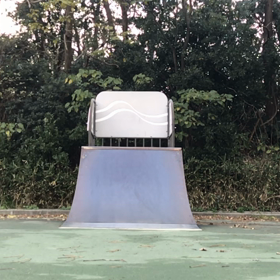 今朝のオイラの横乗り自撮りより　　スケートの画像