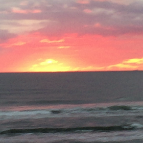 11月4日千葉北、東浪見の朝の波の画像