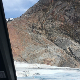 アラスカクルーズ ヘリコプター周遊の画像