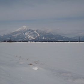 某所より磐梯山方面を臨むの画像