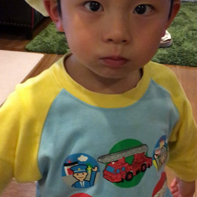 りっくんの三歳最終日の画像