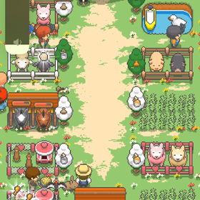 ミニチュア牧場ゲームにハマりの画像