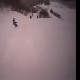 滑走中にどこを見ている？の画像