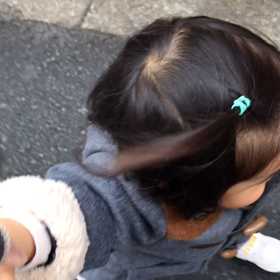 登園風景の画像