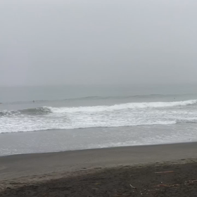 5月19日千葉北、東浪見の朝の波の画像