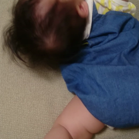 子ニャ5m0d★突然の寝返りがえりの画像