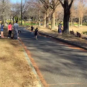 ミニ駅伝（中継所）②の画像