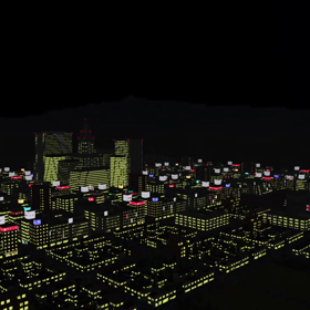 都市一括セット（夜）の画像