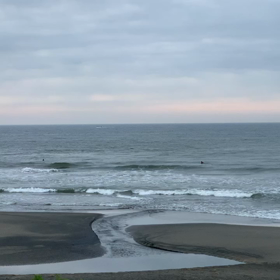 6月17日千葉北、東浪見の朝の波の画像