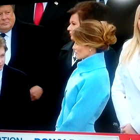 アメリカ中心　米国大統領就任の画像