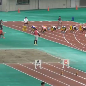 中３女子100m決勝 田中さん 準優勝の画像