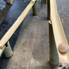 竹の玉転がしの画像