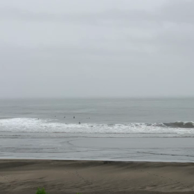 7月18日千葉北、東浪見の朝の波の画像