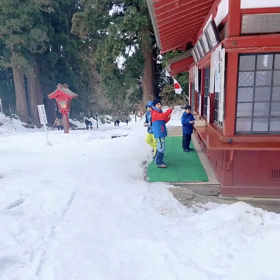 GoPro8で見る百沢スキー場の画像