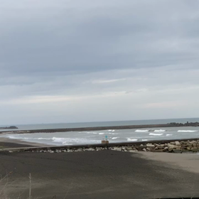 5月29日千葉北、東浪見の朝の波の画像