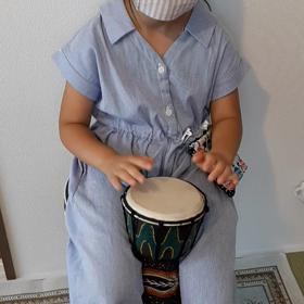 楽器も歌も大好き❤️１年生と年長さんの画像