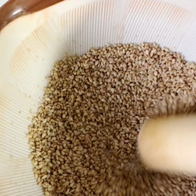 ゴマをするの巻き。の画像