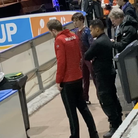 昌磨君、ビックリの表情がかわいい！の画像