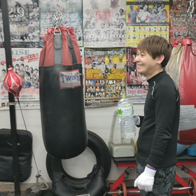休日のジム練習　来週の試合へ…の画像