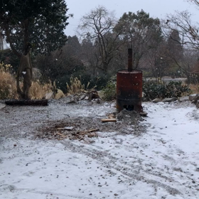 雪降る週末の画像