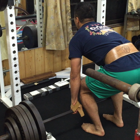 仲川さんデッドリフト２１０キロ６レップの画像