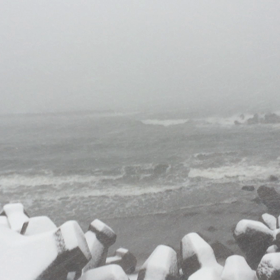 通勤途中の画像