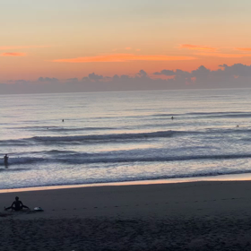 11月13日千葉北、東浪見の朝の波の画像