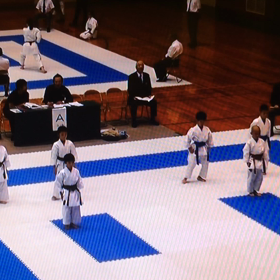 組手強化生の形試合の画像