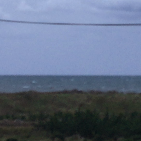 10月13日千葉北、東浪見の朝の波の画像