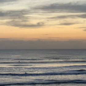 11月3日千葉北、東浪見の朝の波の画像