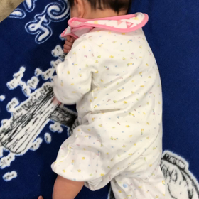 寝返りできた！！の画像