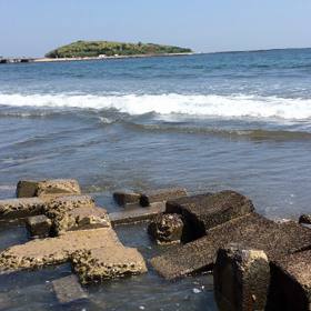 青島の波の音の画像