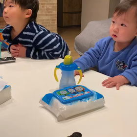 昨夜のちびっ子の画像