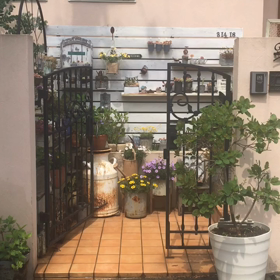 春のガーデンの画像