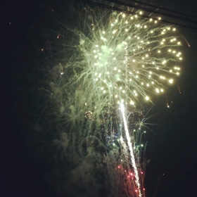 今年お初の花火大会の画像
