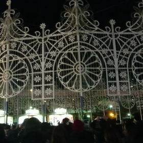 2018年度・神戸ルミナリエ(回る点滅型のイルミネーション動画①)の画像