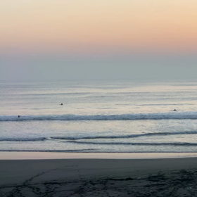 11月3日千葉北、東浪見の朝の波の画像