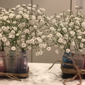 かすみ草着色！！の画像