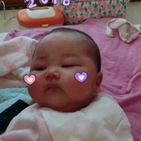 2m8d ウィンクからのニッコリ♡の画像