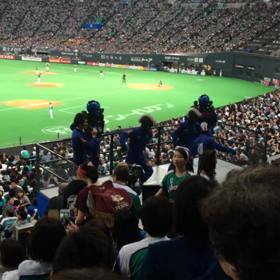 久しぶりの野球観戦(o^^o)の画像