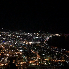 ストレス  解消配信旅行9  函館山からの輝くライブ中継の画像